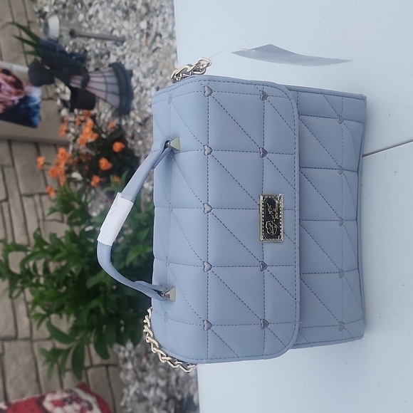 BETSEY JOHNSON LUV BETSEY PURPLE CROSSBODY - Picture 2 of 8